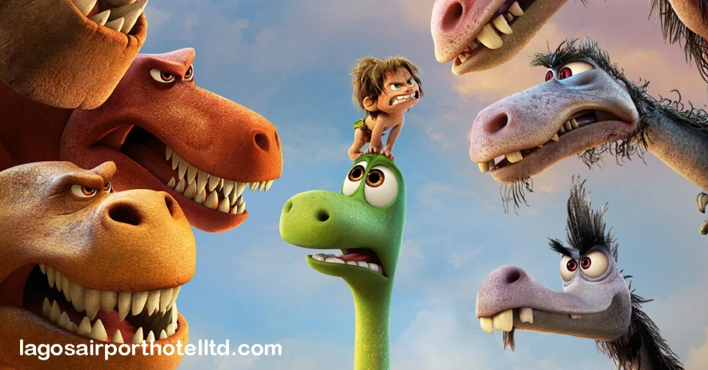 The Good Dinosaur เป็นภาพยนตร์ดม่าผจญภัยคอมพิวเตอร์แอนิเมชั่น 3 มิติ ของ อเมริกา ปี 2015ที่ออกฉายเมื่อวันที่ 25 พฤศจิกายน 2015